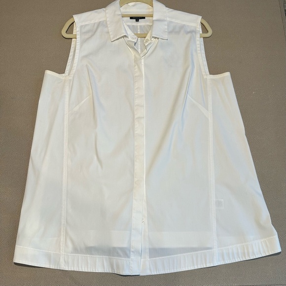 Lafayette 148 Sleeveless Shirt EUC - Picture 7 of 9